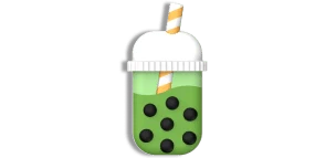 Coque Bubble Tea Matcha